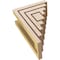 Ekena Millwork 4"W x 8"D x 12"H Classic Landon Rough Cedar Woodgrain TimberThane Corbel, Primed Tan CORUR04X08X12LANRCPR - alternate 3